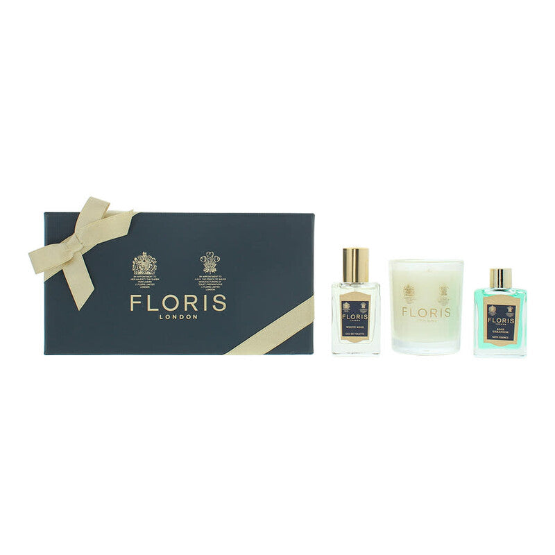 Floris Ladies Mini Rose Travel Collection Floris White Rose Gift Set Fragrances - Luxurious Fragrance Available Online in Hong Kong & China