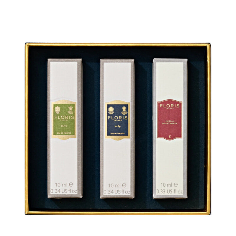 Floris Men's Mini Set 3pcs EDT Gift Set Fragrances - Luxurious Fragrance Available Online in Hong Kong & China
