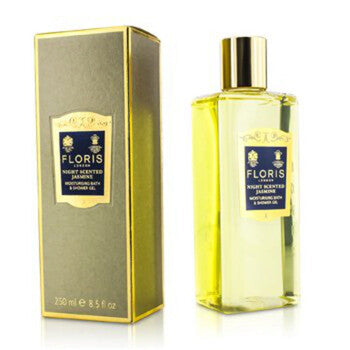 Floris - Night Scented Jasmine Moisturising Bath & Shower Gel 250ml/8.5oz - Luxurious Fragrance Available Online in Hong Kong & China