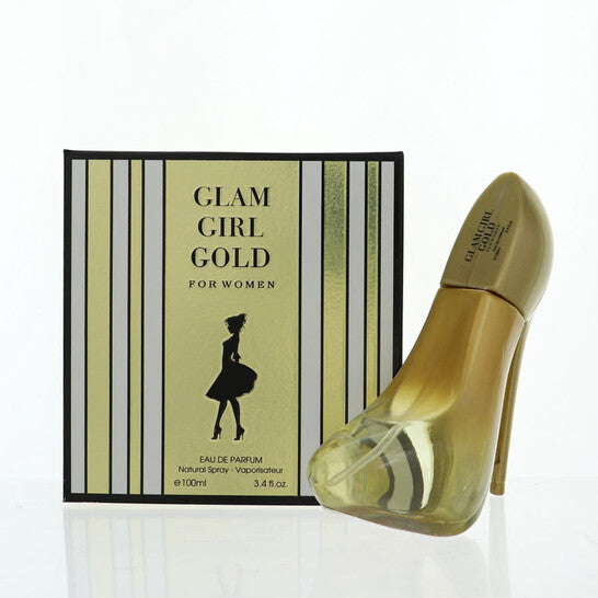 Fragrance Couture Ladies Glam Girl Gold EDP Spray 3.4 oz Fragrances (Wholesale) - Luxurious Fragrance Available Online in Hong Kong & China