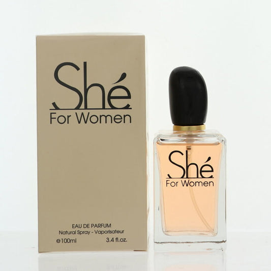 Fragrance Couture Ladies She EDP Spray 3.4 oz Fragrances - Luxurious Fragrance Available Online in Hong Kong & China