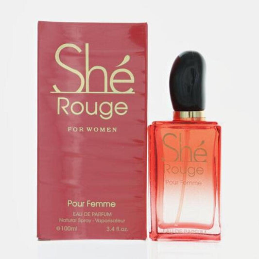 Fragrance Couture Ladies She Rouge EDP 3.4 oz Fragrances - Luxurious Fragrance Available Online in Hong Kong & China