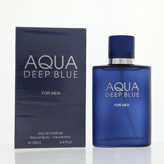 Fragrance Couture Men's Aqua Deep Blue EDP Spray 3.4 oz Fragrances - Luxurious Fragrance Available Online in Hong Kong & China