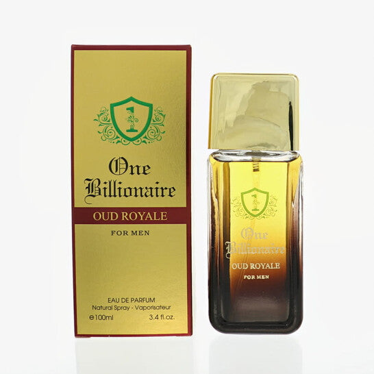 Fragrance Couture Men's One Billionaire Oud Royal EDT Spray 3.4 oz Fragrances (Wholesale) - Luxurious Fragrance Available Online in Hong Kong & China