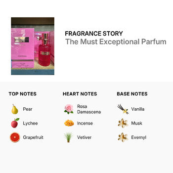 Fragrance Story Unisex The Must Exceptional Parfum Parfum 3.4 oz (Wholesale) - Luxurious Fragrance Available Online in Hong Kong & China
