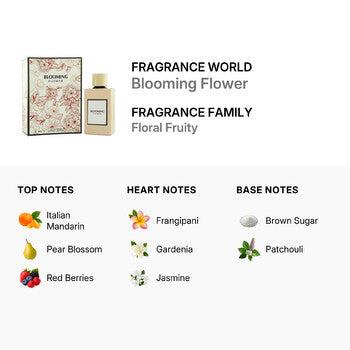 Fragrance World Ladies Blooming Flower EDP Spray 3.38 oz Fragrances (Wholesale) - Luxurious Fragrance Available Online in Hong Kong & China