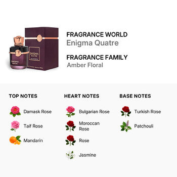 Fragrance World Ladies Enigma Quatre EDP Spray 3.4 oz Fragrances (Wholesale) - Luxurious Fragrance Available Online in Hong Kong & China
