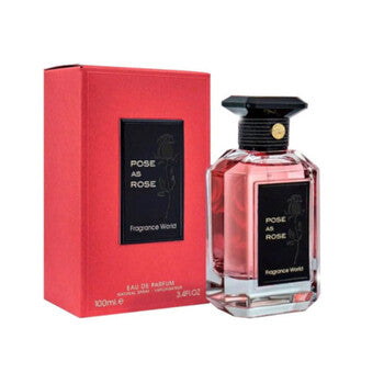 Fragrance World Ladies Pose As Rose EDP Spray 3.38 oz - Luxurious Fragrance Available Online in Hong Kong & China