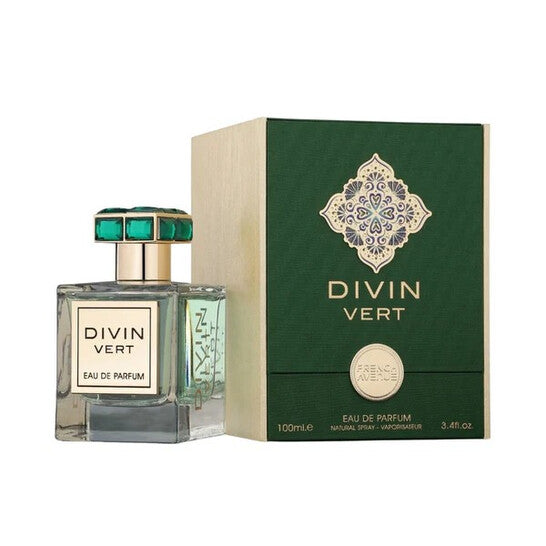Fragrance World Men's Divin Vert EDP Spray 3.4 oz Fragrances (Wholesale) - Luxurious Fragrance Available Online in Hong Kong & China