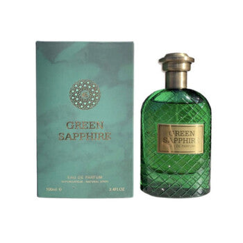 Fragrance World Men's Green Sapphire EDP Spray 3.38 oz Fragrances (Wholesale) - Luxurious Fragrance Available Online in Hong Kong & China