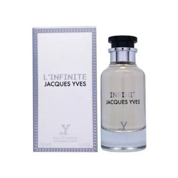 Fragrance World Men's Jacques Yves L'Infinite EDP Spray 3.4 oz Fragrances (Wholesale) - Luxurious Fragrance Available Online in Hong Kong & China