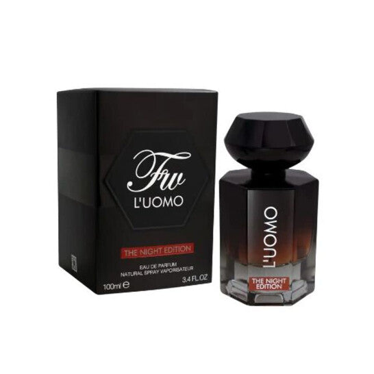 Fragrance World Men's L'Uomo The Night Edition EDP Spray 3.38 oz Fragrances (Wholesale) - Luxurious Fragrance Available Online in Hong Kong & China