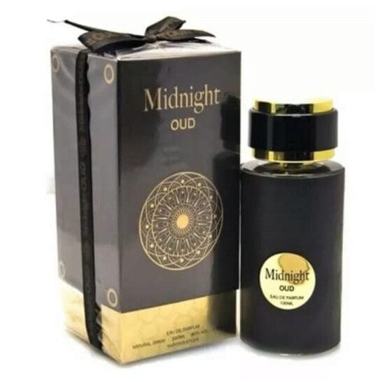 Fragrance World Men's Midnight Oud EDP Spray 3.4 oz - Luxurious Fragrance Available Online in Hong Kong & China