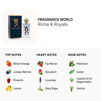 Fragrance World Men's Riche & Royale EDP 3.4 oz Fragrances (Wholesale) - Luxurious Fragrance Available Online in Hong Kong & China
