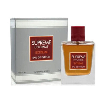 Fragrance World Men's Supreme L'homme Extreme EDP Spray 3.4 oz - Luxurious Fragrance Available Online in Hong Kong & China