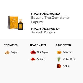 Fragrance World Unisex Bavaria The Gemstone Lapurd EDP Spray 2.71 oz (Wholesale) - Luxurious Fragrance Available Online in Hong Kong & China