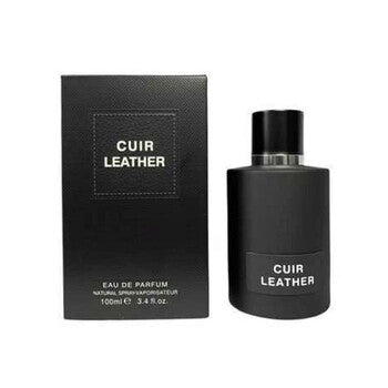 Fragrance World Unisex Cuir Leather EDP Spray 3.38 oz - Luxurious Fragrance Available Online in Hong Kong & China