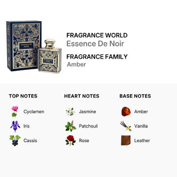 Fragrance World Unisex Essence De Noir EDP Spray 3.4 oz (Wholesale) - Luxurious Fragrance Available Online in Hong Kong & China