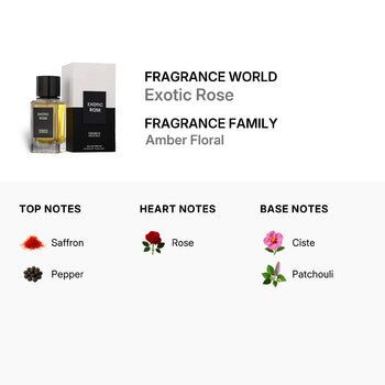 Fragrance World Unisex Exotic Rose EDP Spray 3.4 oz (Wholesale) - Luxurious Fragrance Available Online in Hong Kong & China