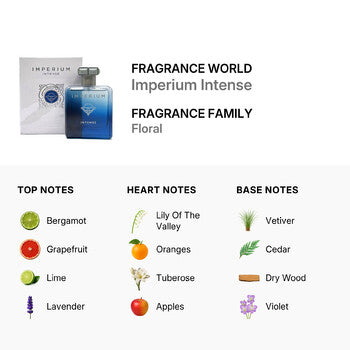 Fragrance World Unisex Imperium Intense EDP Spray 3.38 oz Fragrances (Wholesale) - Luxurious Fragrance Available Online in Hong Kong & China