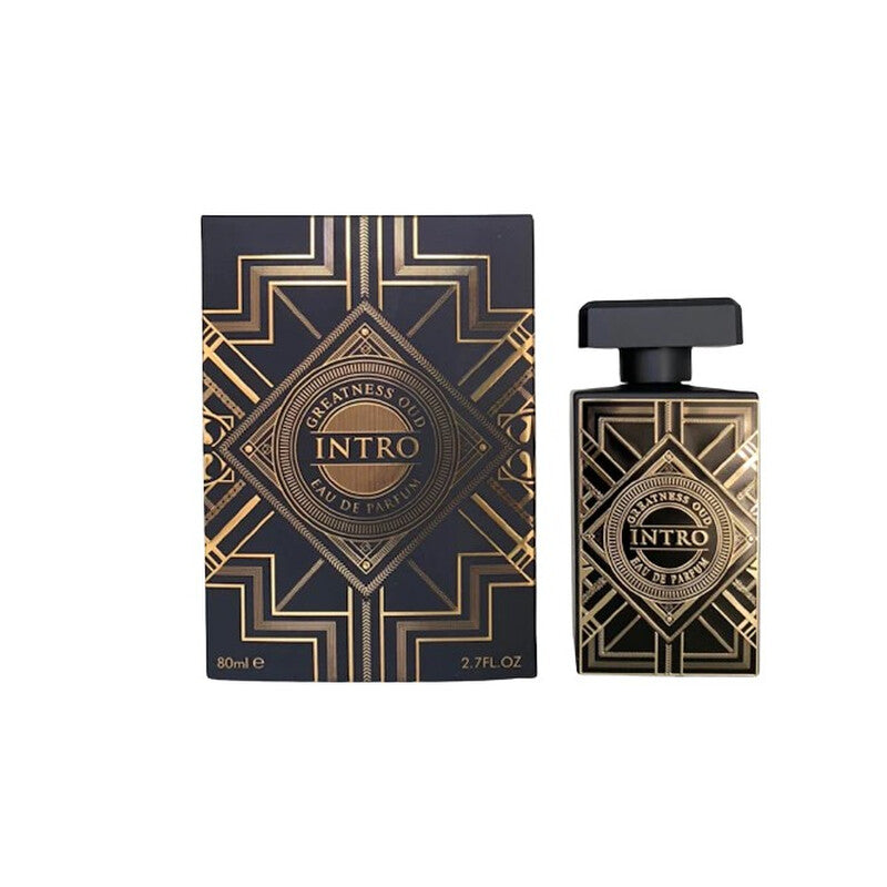 Fragrance World Unisex Intro Greatness Oud EDP Spray 2.7 oz Fragrances - Luxurious Fragrance Available Online in Hong Kong & China
