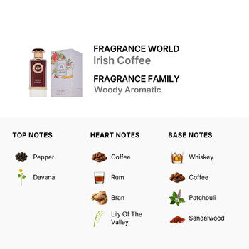Fragrance World Unisex Irish Coffee EDP Spray 3.4 oz Fragrances (Wholesale) - Luxurious Fragrance Available Online in Hong Kong & China