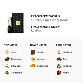 Fragrance World Unisex Sultan The Conqueror EDP Spray 2.7 oz (Wholesale) - Luxurious Fragrance Available Online in Hong Kong & China