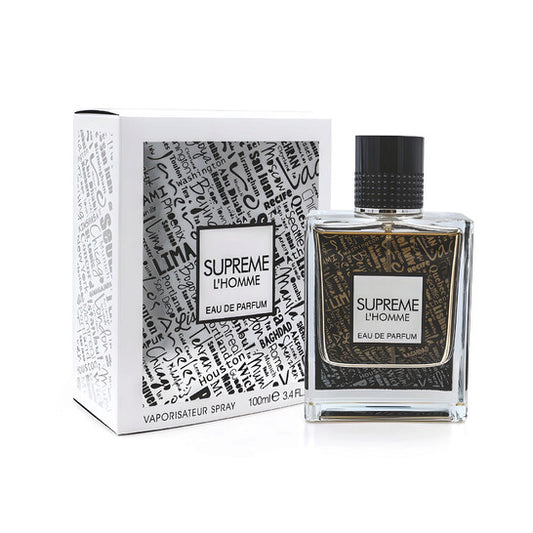 Fragrance World Unisex Supreme L'Homme EDP Spray 3.4 oz Fragrances - Luxurious Fragrance Available Online in Hong Kong & China