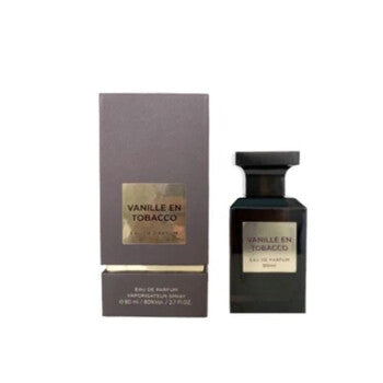 Fragrance World Unisex Vanille En Tobacco EDP Spray 2.7 oz - Luxurious Fragrance Available Online in Hong Kong & China