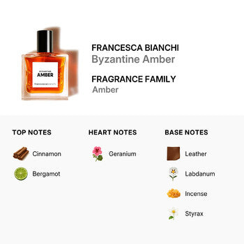Francesca Bianchi Unisex Byzantine Amber Extrait de Parfum Spray 1 oz Fragrances (Wholesale) - Luxurious Fragrance Available Online in Hong Kong & China
