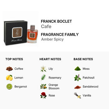 Franck Boclet Unisex Cafe EDP Spray 3.4 oz (Wholesale) - Luxurious Fragrance Available Online in Hong Kong & China