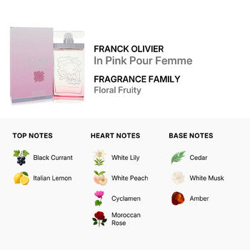 Franck Olivier Ladies In Pink Pour Femme EDP 2.5 oz - Luxurious Fragrance Available Online in Hong Kong & China