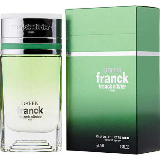Franck Olivier Men's Green EDT Spray 2.5 oz Fragrances (Wholesale) - Luxurious Fragrance Available Online in Hong Kong & China