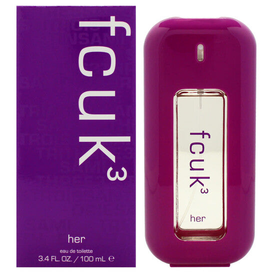 French Connection Ladies Fcuk 3 EDT Spray 3.4 oz Fragrances - Luxurious Fragrance Available Online in Hong Kong & China