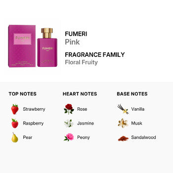 Fumeri Ladies Pink EDP Spray 3.3 oz - Luxurious Fragrance Available Online in Hong Kong & China