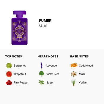 Fumeri Unisex Gris EDP Spray 3.4 oz - Luxurious Fragrance Available Online in Hong Kong & China