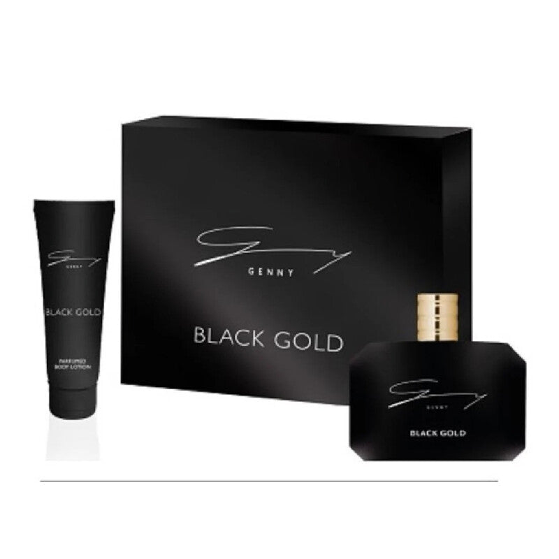 Genny Ladies Black Gold Gift Set Fragrances - Luxurious Fragrance Available Online in Hong Kong & China