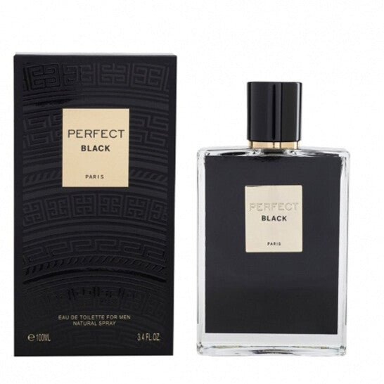 Geparlys Men's Perfect Black EDT Spray 3.4 oz Fragrances (Wholesale) - Luxurious Fragrance Available Online in Hong Kong & China
