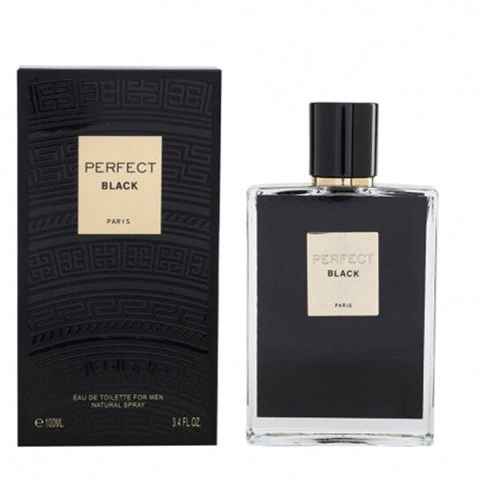 Geparlys Men's Perfect Black EDT Spray 3.4 oz Fragrances (Wholesale) - Luxurious Fragrance Available Online in Hong Kong & China