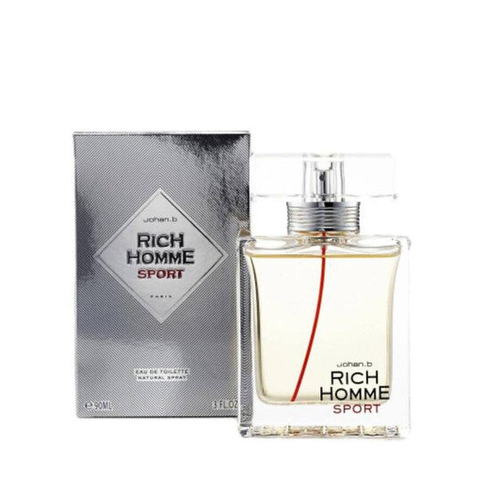 Geparlys Men's Rich Homme Sport EDT Spray 3 oz Fragrances (Wholesale) - Luxurious Fragrance Available Online in Hong Kong & China