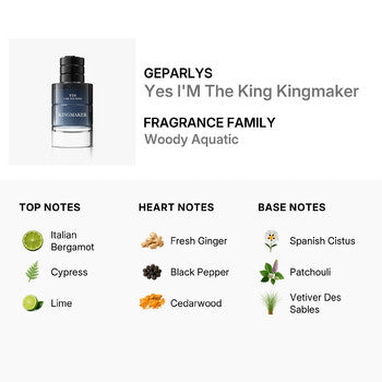Geparlys Men's Yes I'M The King Kingmaker EDP Spray 3.4 oz (Wholesale) - Luxurious Fragrance Available Online in Hong Kong & China