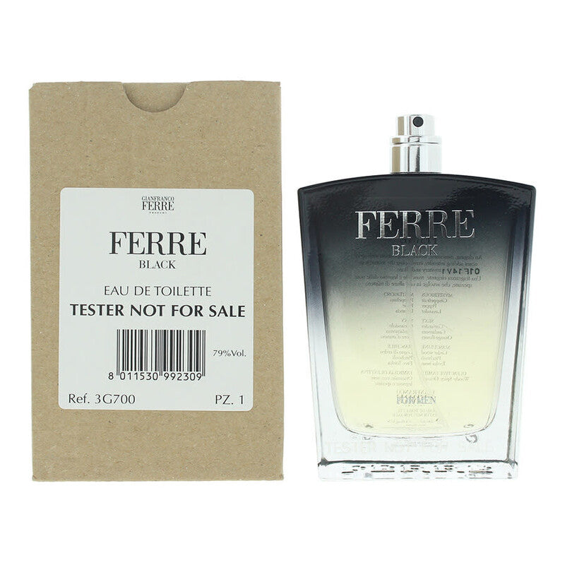 Gianfranco Ferre Men's Black EDT Spray 3.38 oz (Tester) Fragrances (Wholesale) - Luxurious Fragrance Available Online in Hong Kong & China