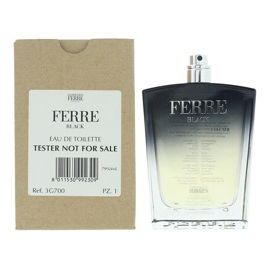 Gianfranco Ferre Men's Black EDT Spray 3.38 oz (Tester) Fragrances (Wholesale) - Luxurious Fragrance Available Online in Hong Kong & China