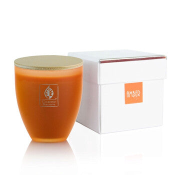 Giardino Benessere Amber Precious Glass With Lid 255g Scented Candle - Luxurious Fragrance Available Online in Hong Kong & China