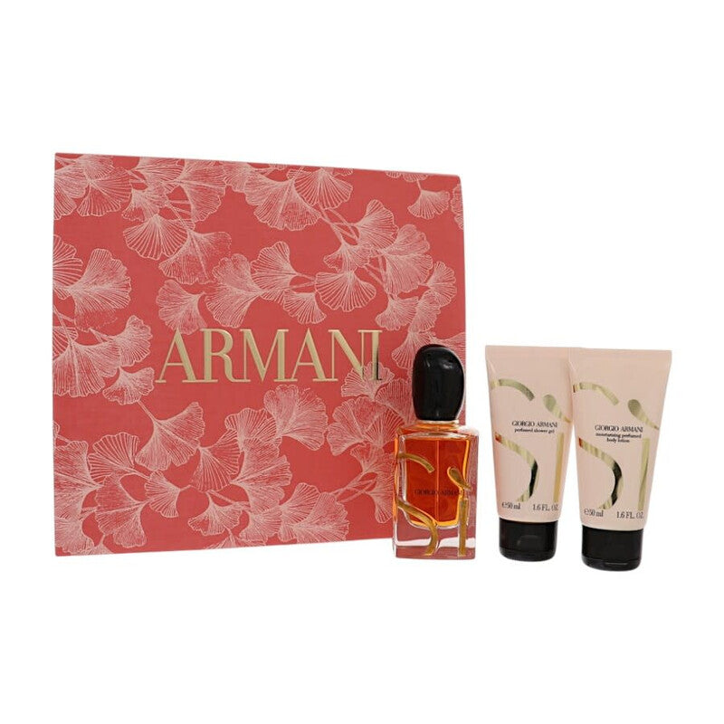 Giorgio Armani Ladies Si Intense 2021 Gift Set Fragrances - Luxurious Fragrance Available Online in Hong Kong & China