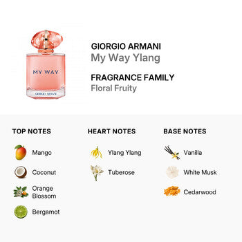 Giorgio Armani Ladies My Way Ylang EDP Spray 3.0 oz Fragrances (Wholesale) - Luxurious Fragrance Available Online in Hong Kong & China