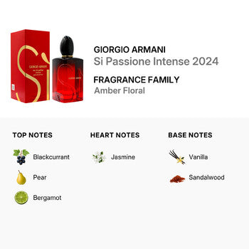 Giorgio Armani Ladies Si Passione Intense 2024 EDP Spray 3.4 oz (Wholesale) - Luxurious Fragrance Available Online in Hong Kong & China