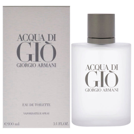 Giorgio Armani Men's Acqua Di Gio EDT Spray 3.4 oz Fragrances - Luxurious Fragrance Available Online in Hong Kong & China