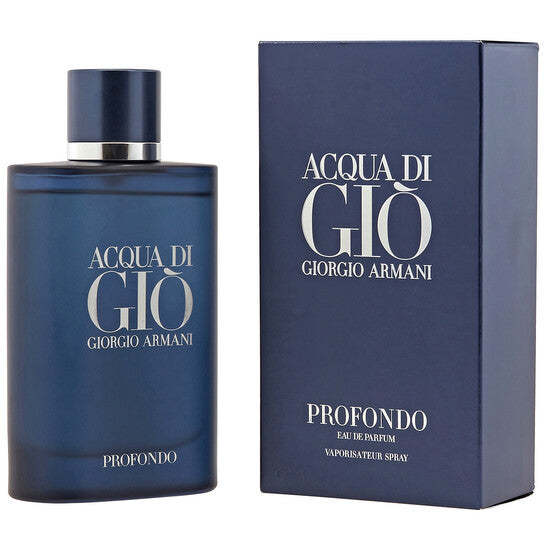 Giorgio Armani Men's Acqua di Gio Profondo EDP Spray 4.2 oz (125 ml) - Luxurious Fragrance Available Online in Hong Kong & China
