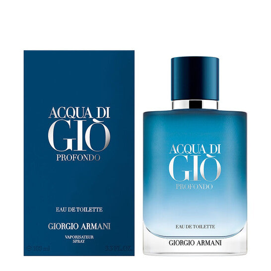 Giorgio Armani Men's Acqua Di Gio Profondo EDT Spray 3.4 oz Fragrances (Wholesale) - Luxurious Fragrance Available Online in Hong Kong & China